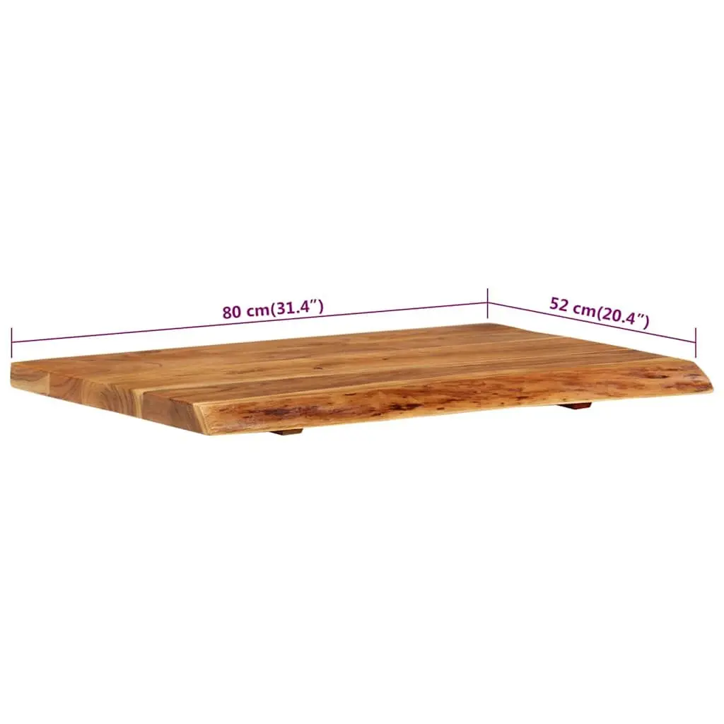 Solid Acacia Wood Vanity Top for Bathrooms