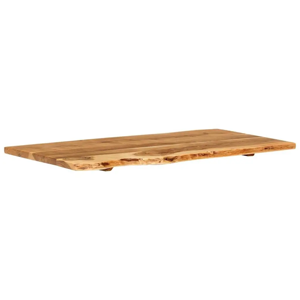 Bathroom Vanity Top Solid Acacia Wood Countertop Rustic Live Edge Floating Sink