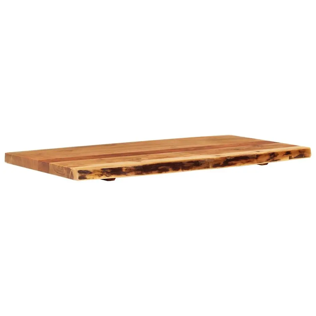 Bathroom Vanity Top Solid Acacia Wood Countertop Sink Cabinet Rustic Edge