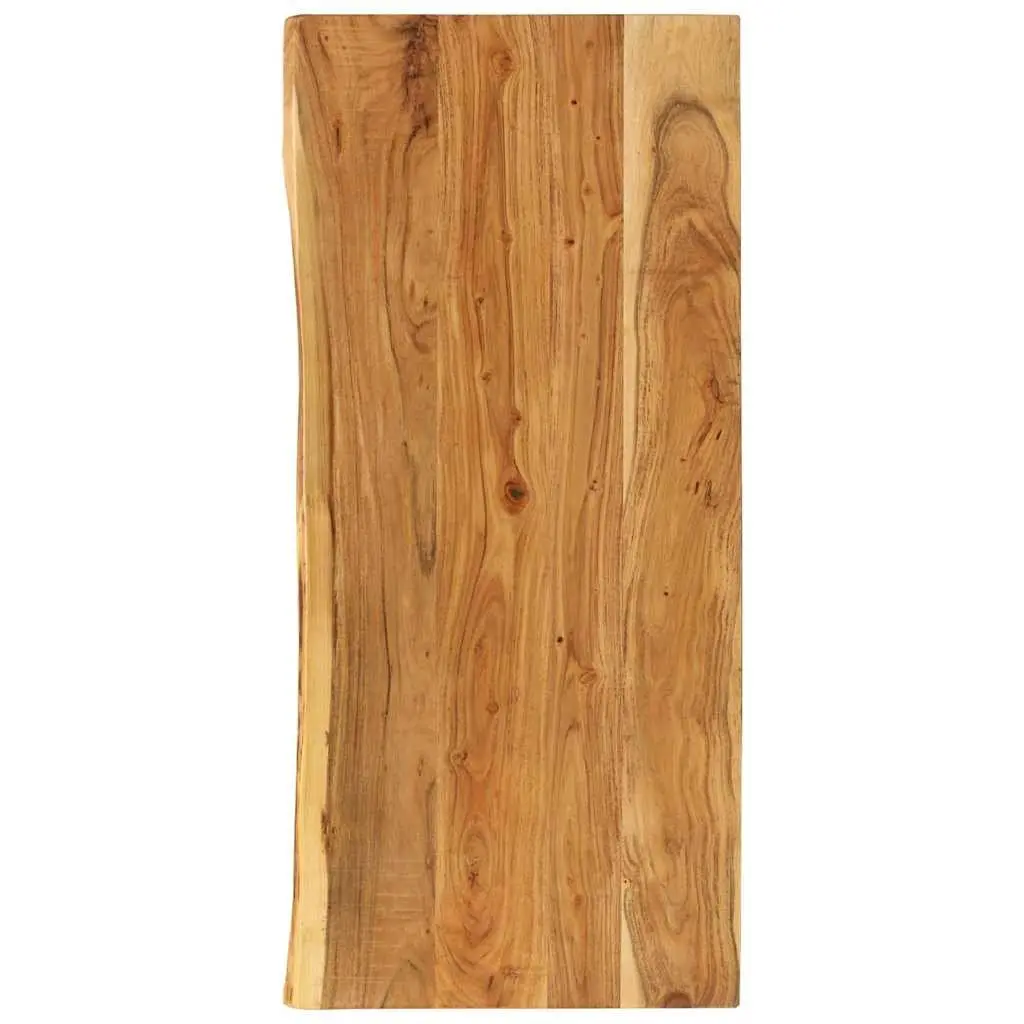 Solid Acacia Wood Vanity Top for Multiple Installations 114cm