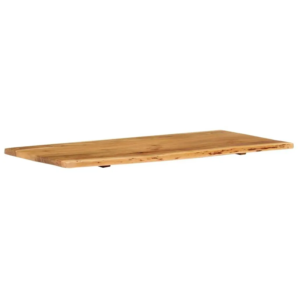 Solid Acacia Wood Vanity Top for Multiple Installations 114cm