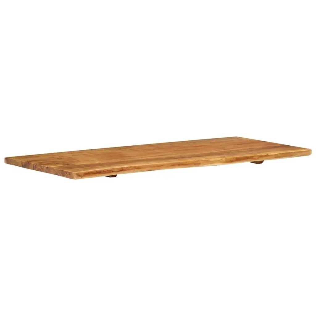Solid Acacia Wood Vanity Top for Multiple Installations 114cm