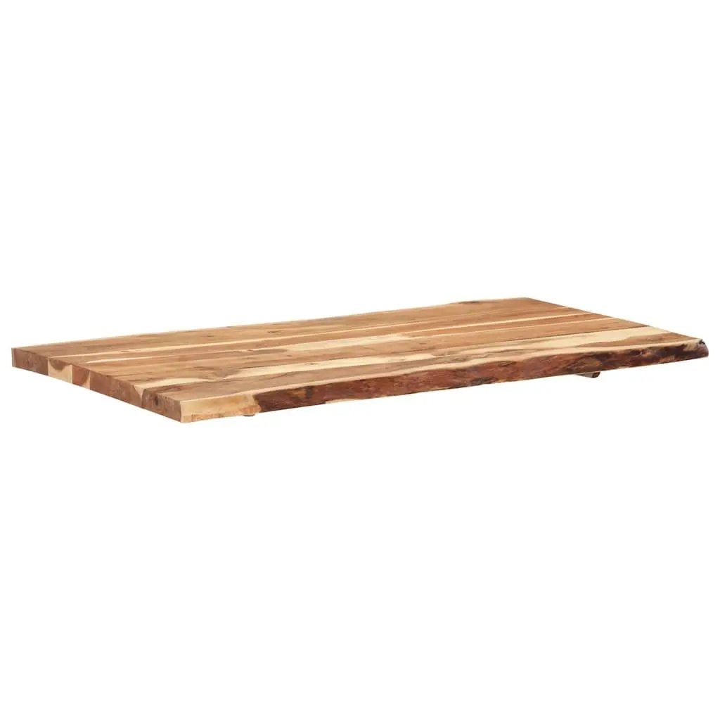 Solid Acacia Wood Live Edge Tabletop for Home Use