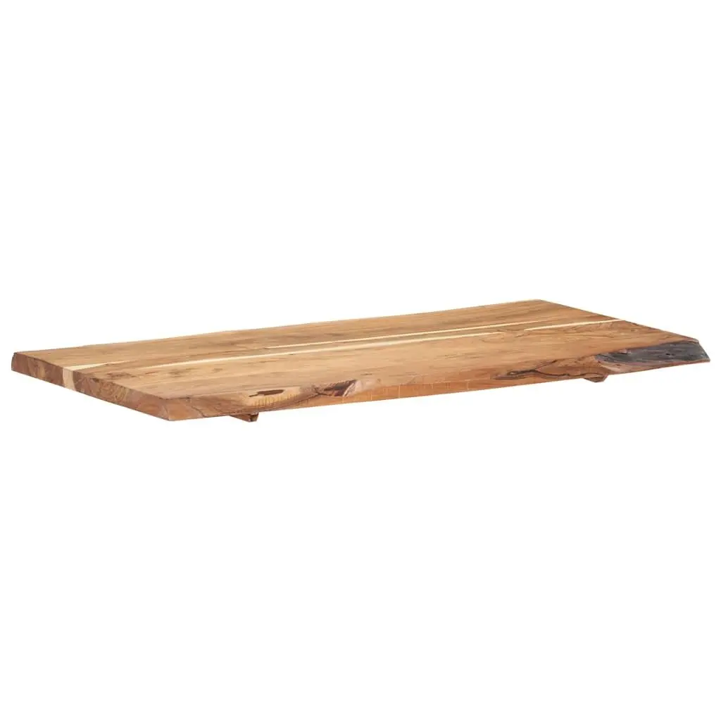 Solid Acacia Wood Live Edge Tabletop for Home Use