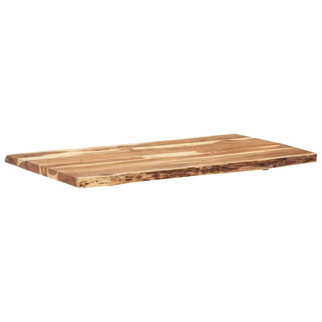 Solid Acacia Wood Live Edge Tabletop for Home Use