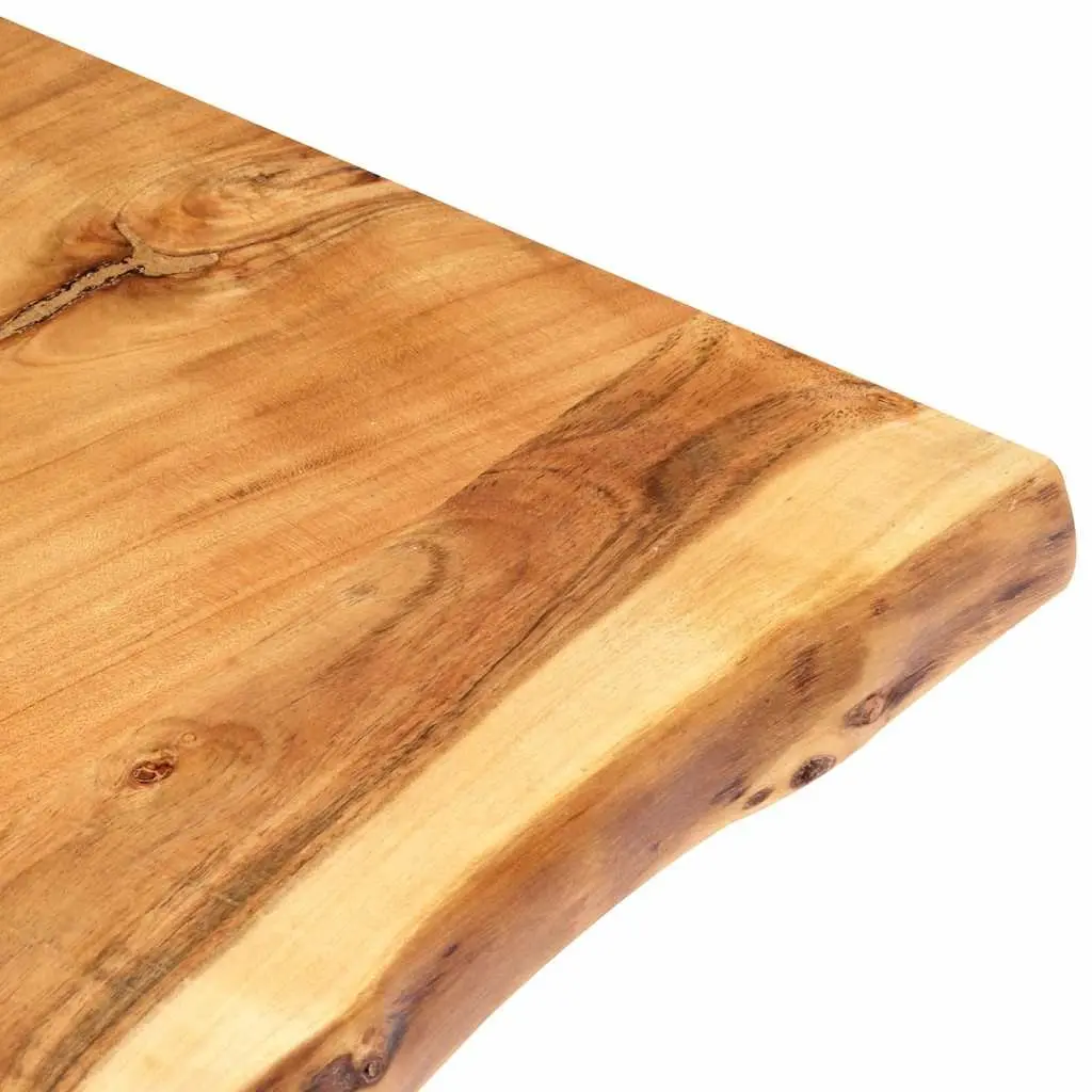 Solid Acacia Wood Live Edge Tabletop for Home Use