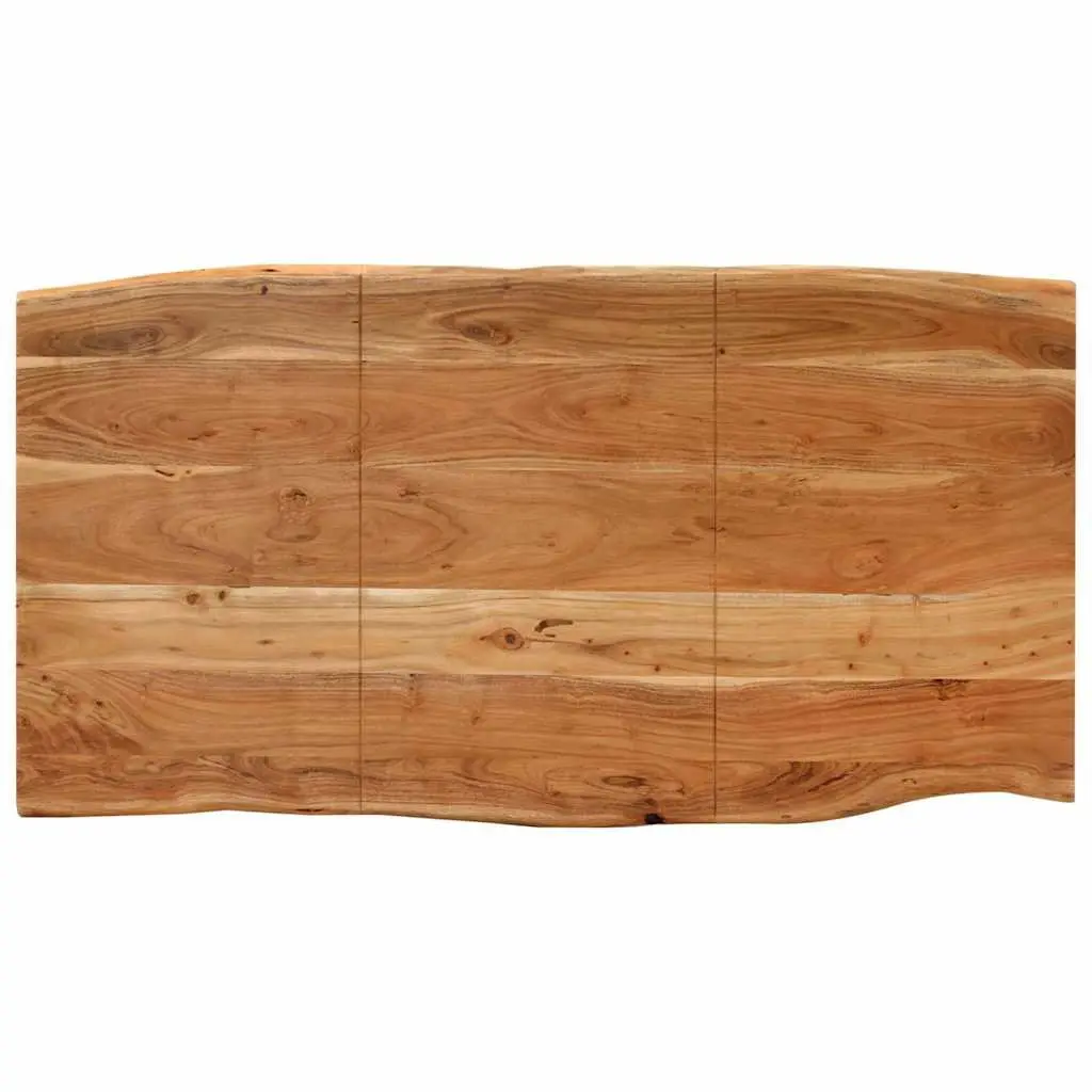 Dining Table Solid Wood 154x80x76 cm Brown Industrial Rustic Style