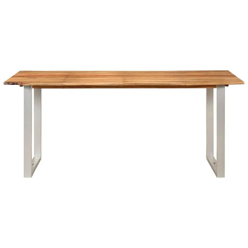 Solid Acacia Wood Dining Table 180x90x76cm