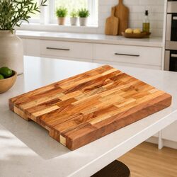 Practical Solid Acacia Chopping Board for Everyday Use