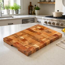 Practical 50x34x3.8 cm Acacia Cutting Board for Home Use