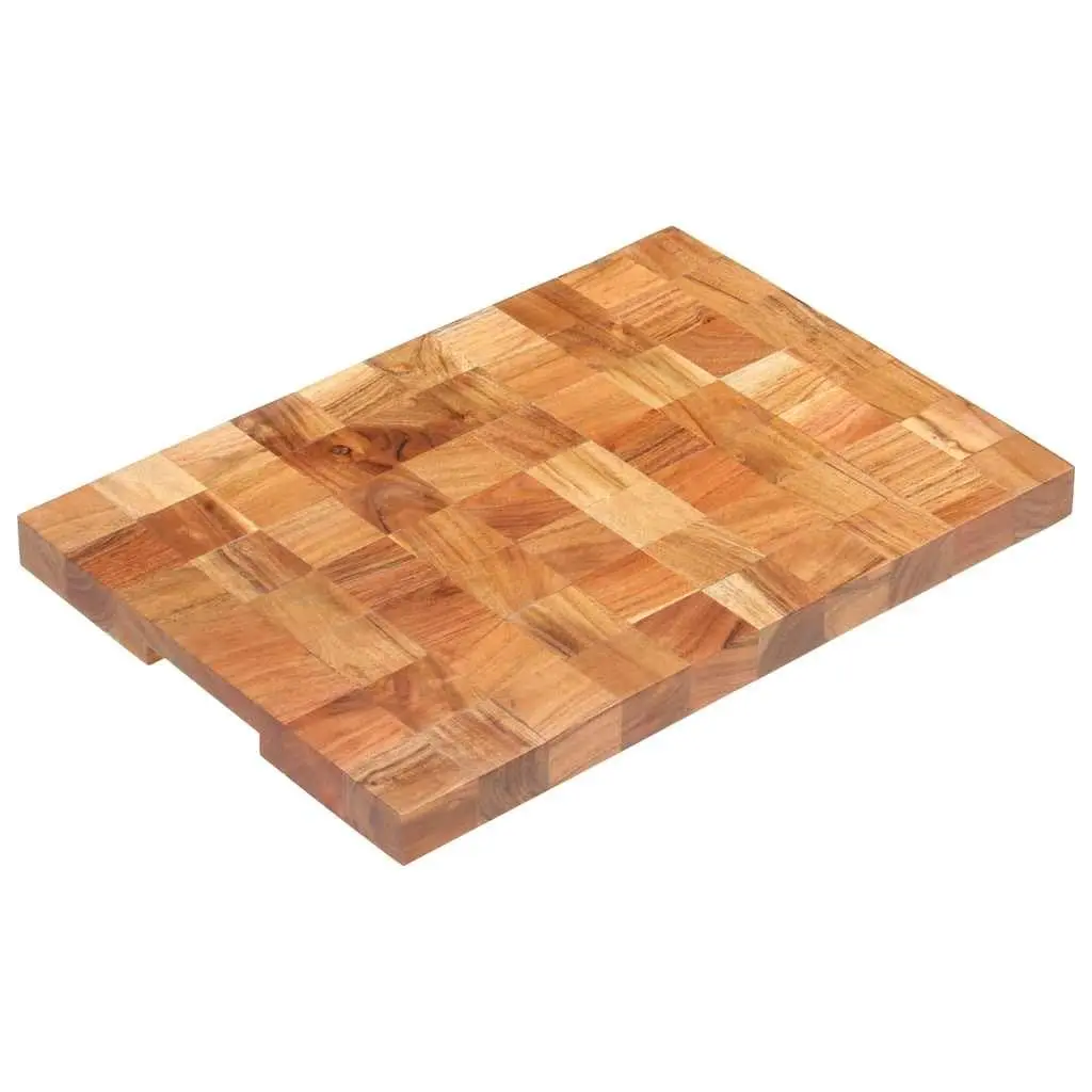 Cutting Board Solid Acacia Wood 50x34x3.8 cm Brown