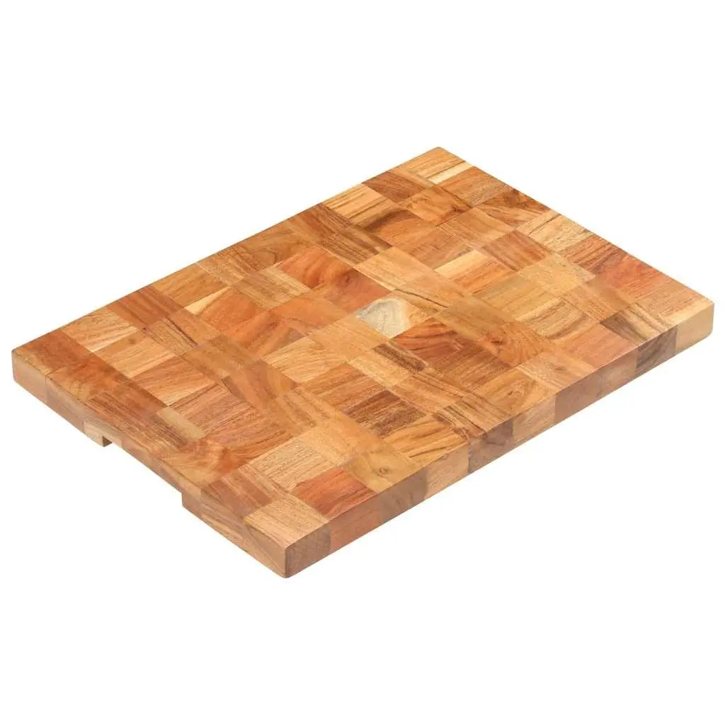 Cutting Board Solid Acacia Wood 50x34x3.8 cm Brown