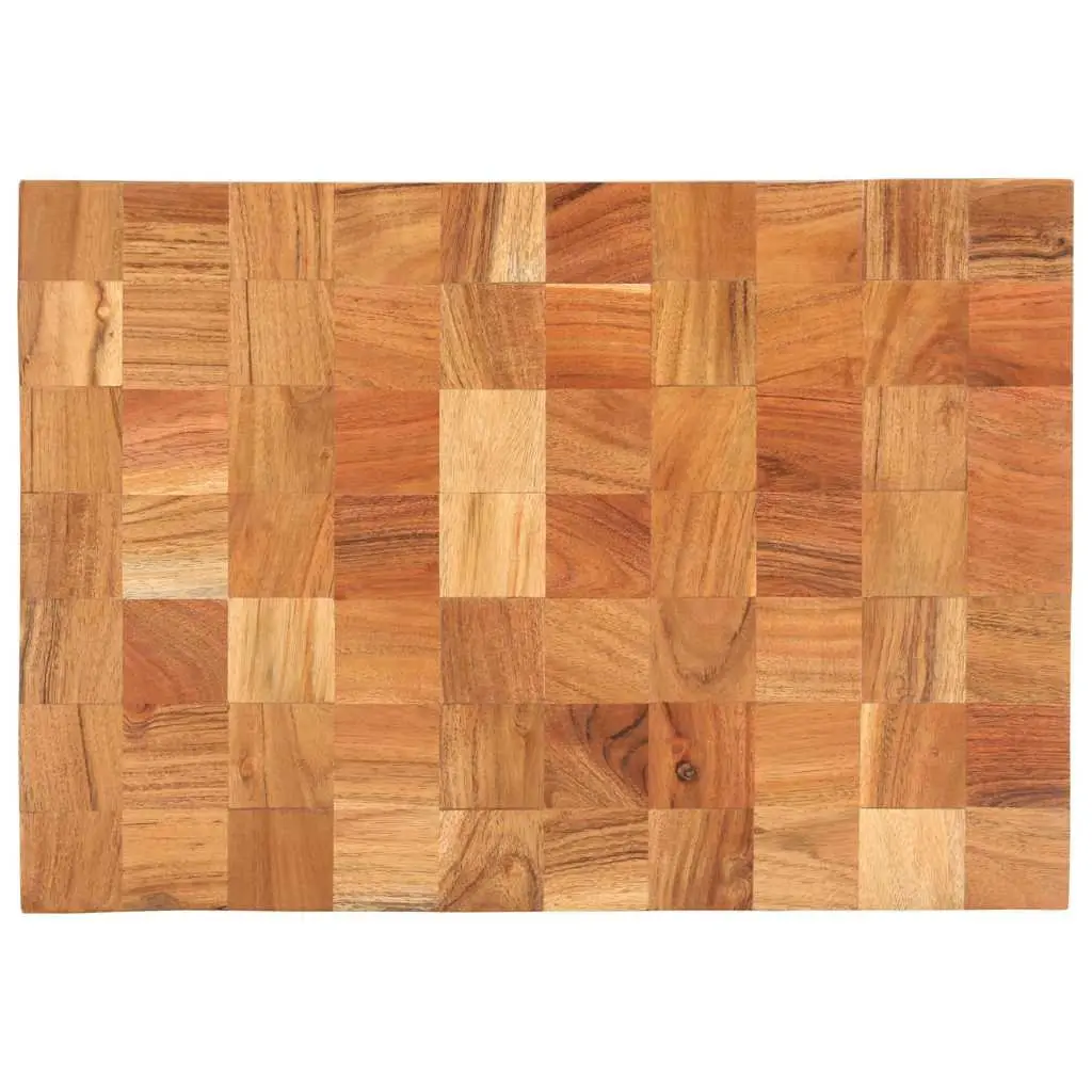 Cutting Board Solid Acacia Wood 50x34x3.8 cm Brown