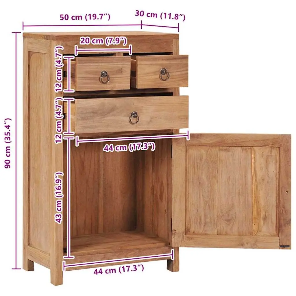 Storage with a Solid Teak Sideboard