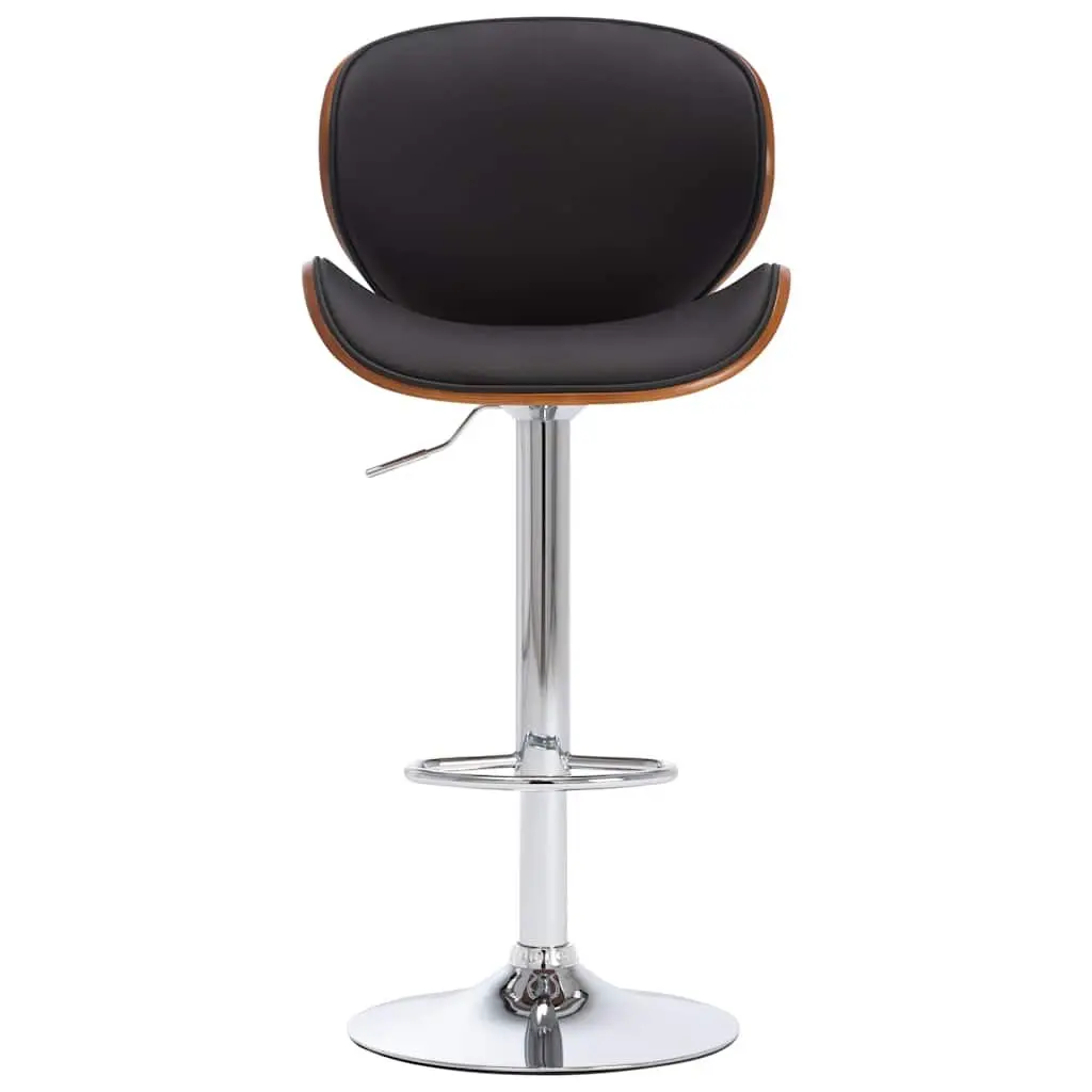 Adjustable Black Bar Stool for Home Use