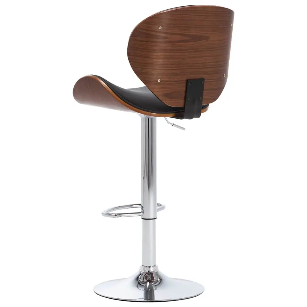 Adjustable Black Bar Stool for Home Use