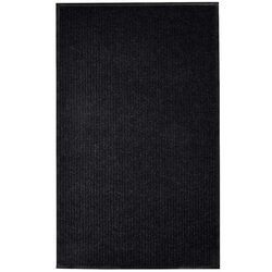 Functional Black Door Mat 117x220 cm for Home Use