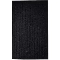 Functional Black Door Mat 117x220 cm for Home Use