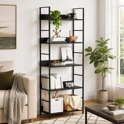 Practical 5-Layer Book Shelf for Various Home Uses