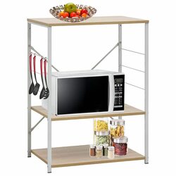 3-Tier Microwave Cabinet for Everyday Kitchen Use