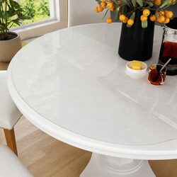 Versatile Round Table Protector for Home and Office Use