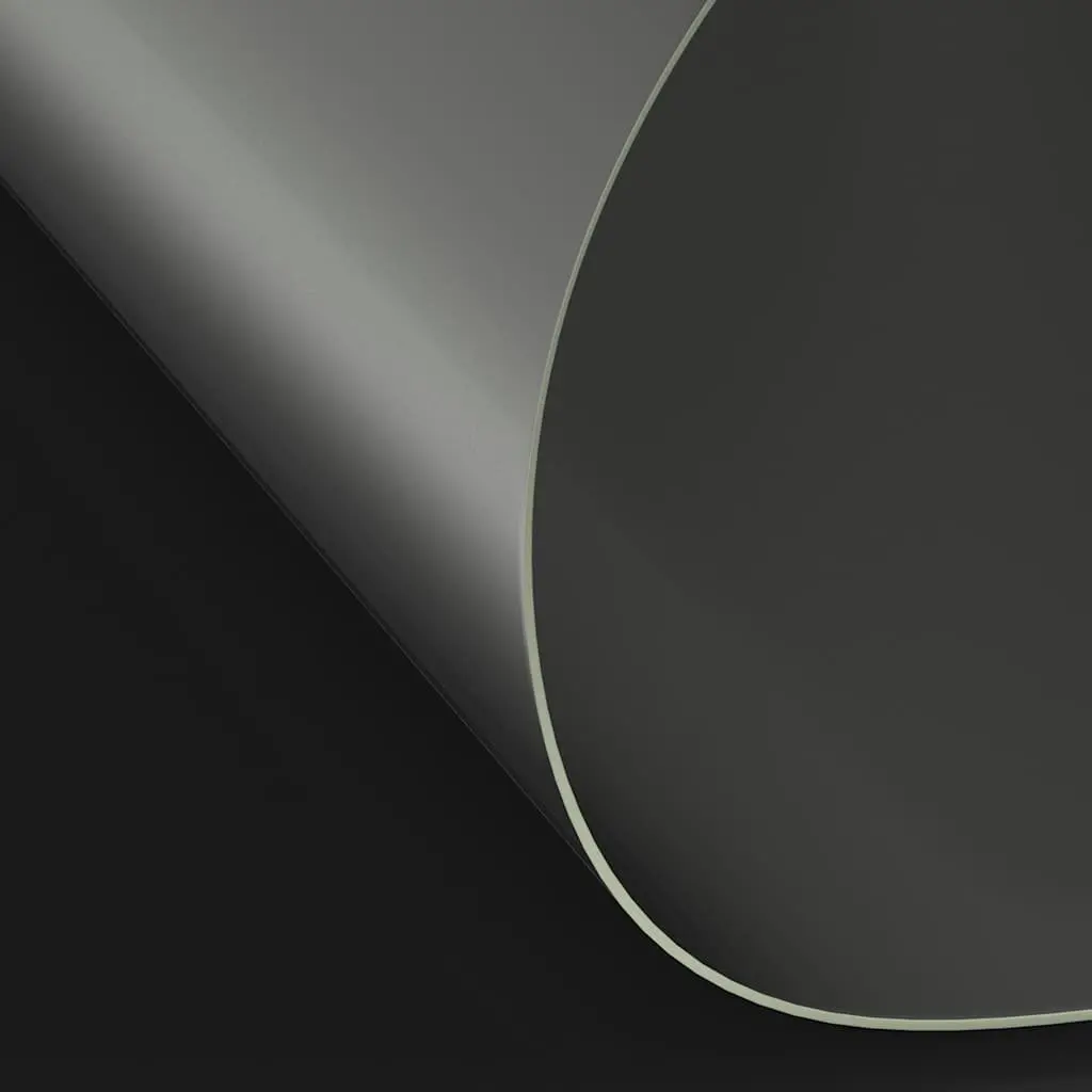 Round Table Protector 100cm Transparent PVC Cover Waterproof Oil Resistant Dining Surface Protection
