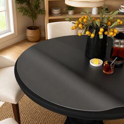 Versatile Clear PVC Table Protector for Any Home