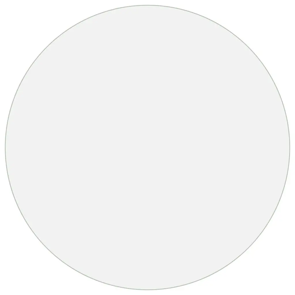 Round Table Protector Clear PVC 110 cm Transparent
