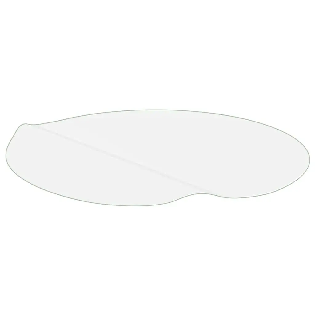 Round Table Protector Clear PVC 110 cm Transparent