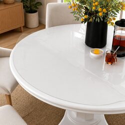 Practical Round Table Protector for Dining and Living Spaces