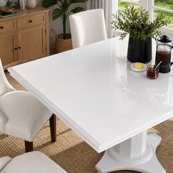 Table Protector Transparent Rectangular 140x90 cm Waterproof PVC Film Furniture