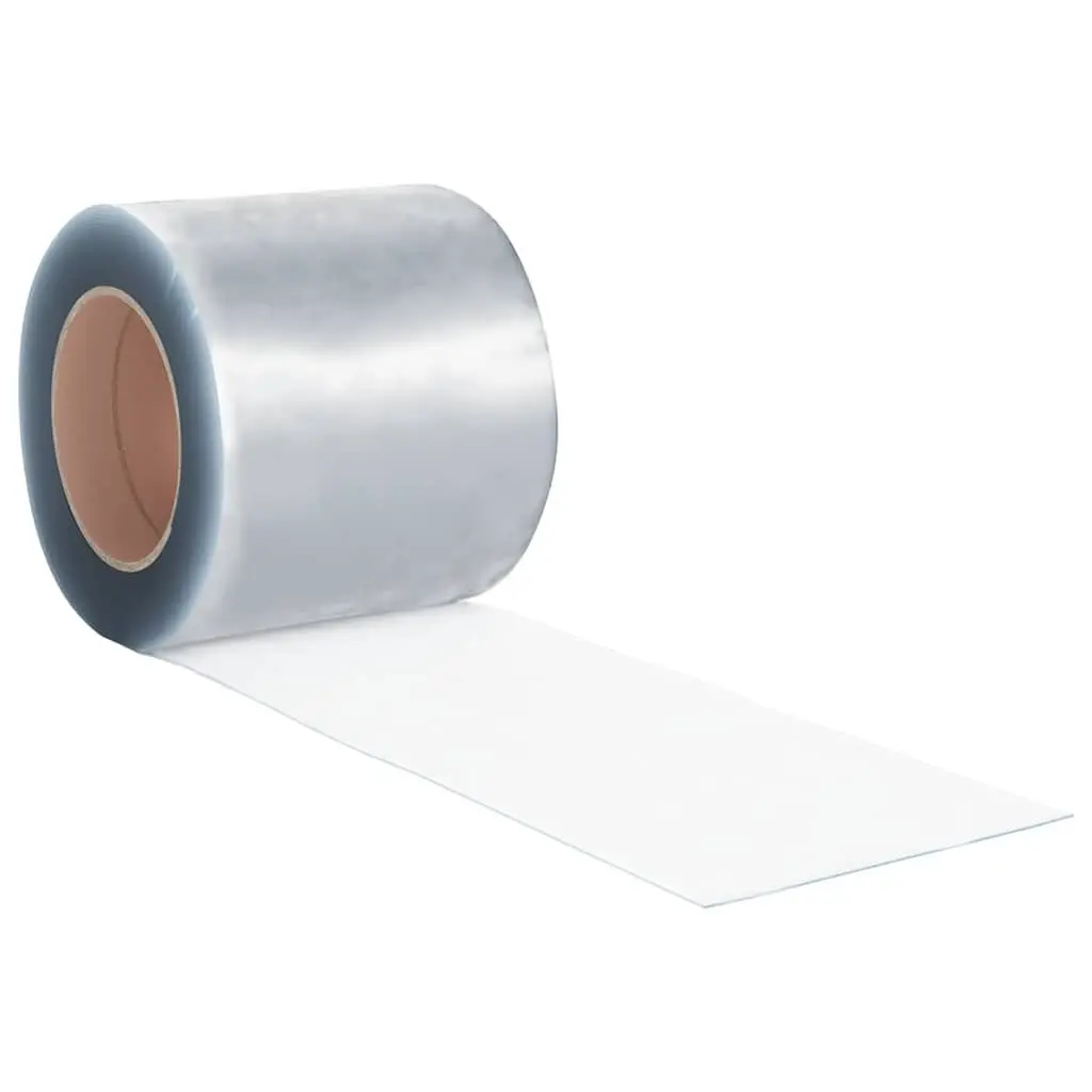 Transparent PVC Roll Curtain 200mm Width for Dust Protection and Energy Efficiency
