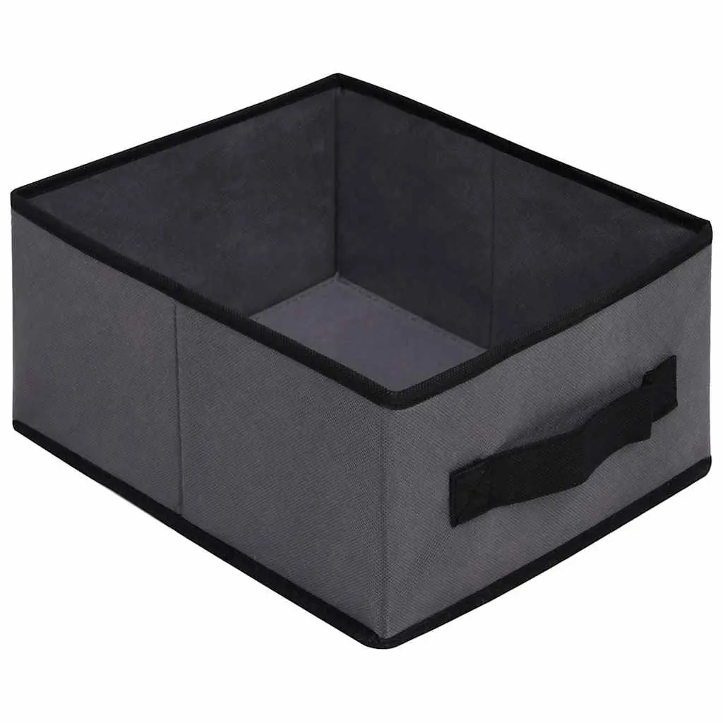 Storage Cabinet with 6 Drawers Grey Chest Organiser Bedroom Living Room