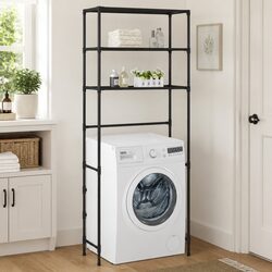 Practical 3-Tier Rack for Laundry and Bathroom Use