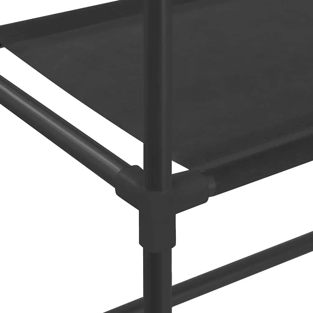 3-Tier Storage Rack Stainless Steel Over Laundry Machine Organiser 69 x 28 x 169 cm Black