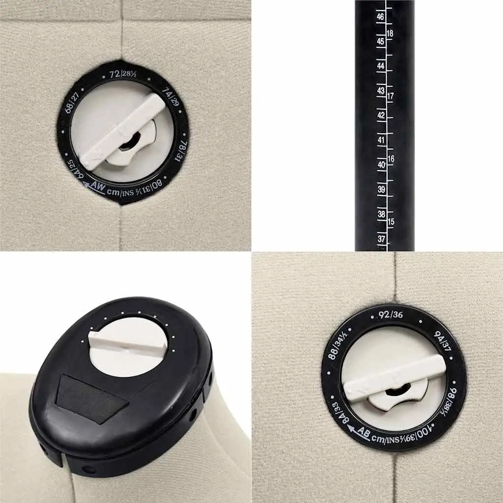 Adjustable Dress Form for Fashion and Retail Use