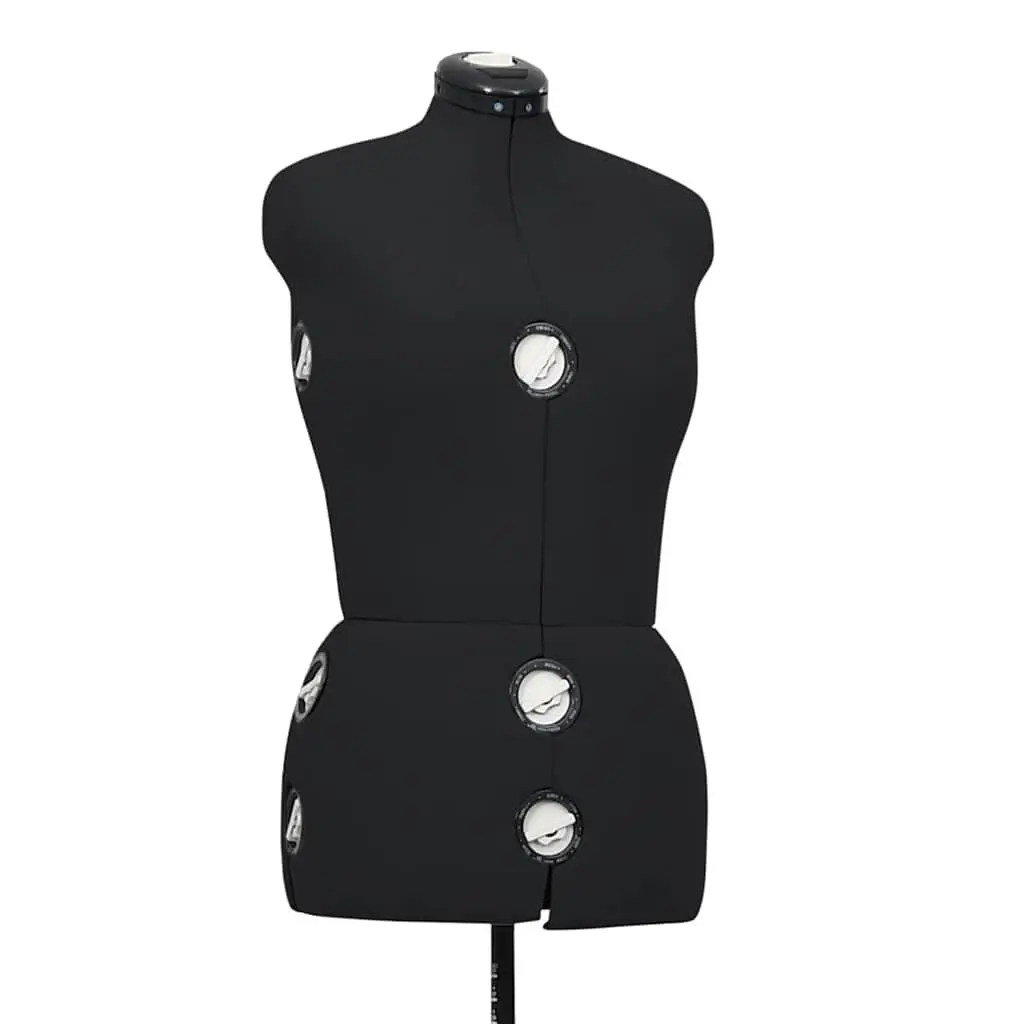 Adjustable Dress Form Female Black M Size 40-46 Mannequin Display Dummy