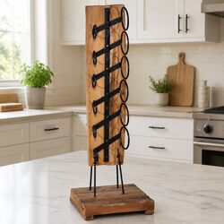 Versatile Wine Rack for 6 Bottles for Home Use