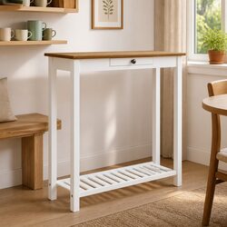 Versatile Solid Oak Bar Table for Home Use