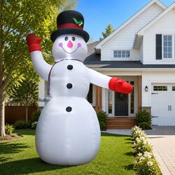 Inflatable Snowman Christmas Decoration 600cm XXL LED Outdoor Garden Display