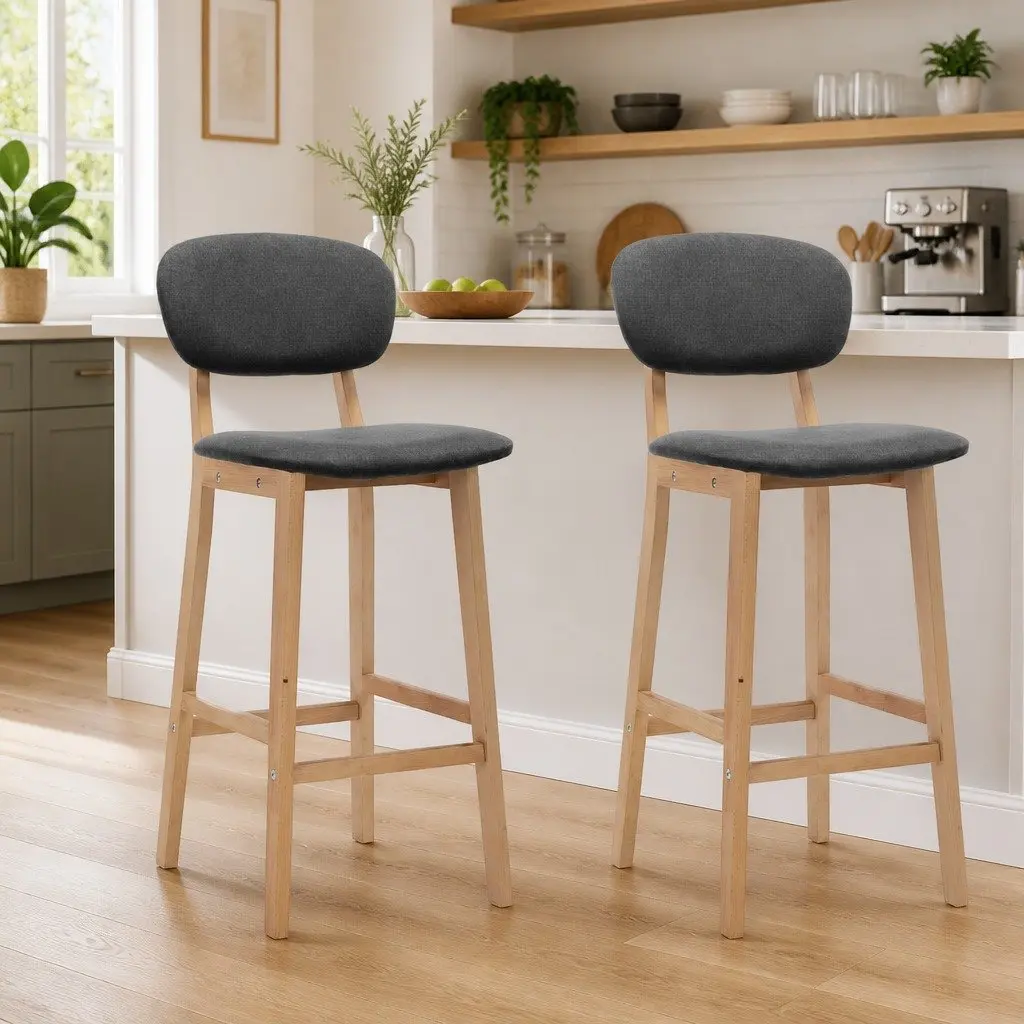 Set of 2 Bar Stools for Home or Office Use