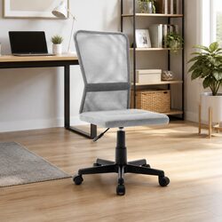 Functional Grey Mesh Office Chair for Home Use