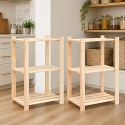 Versatile 3-Tier Storage Rack for Home and Office