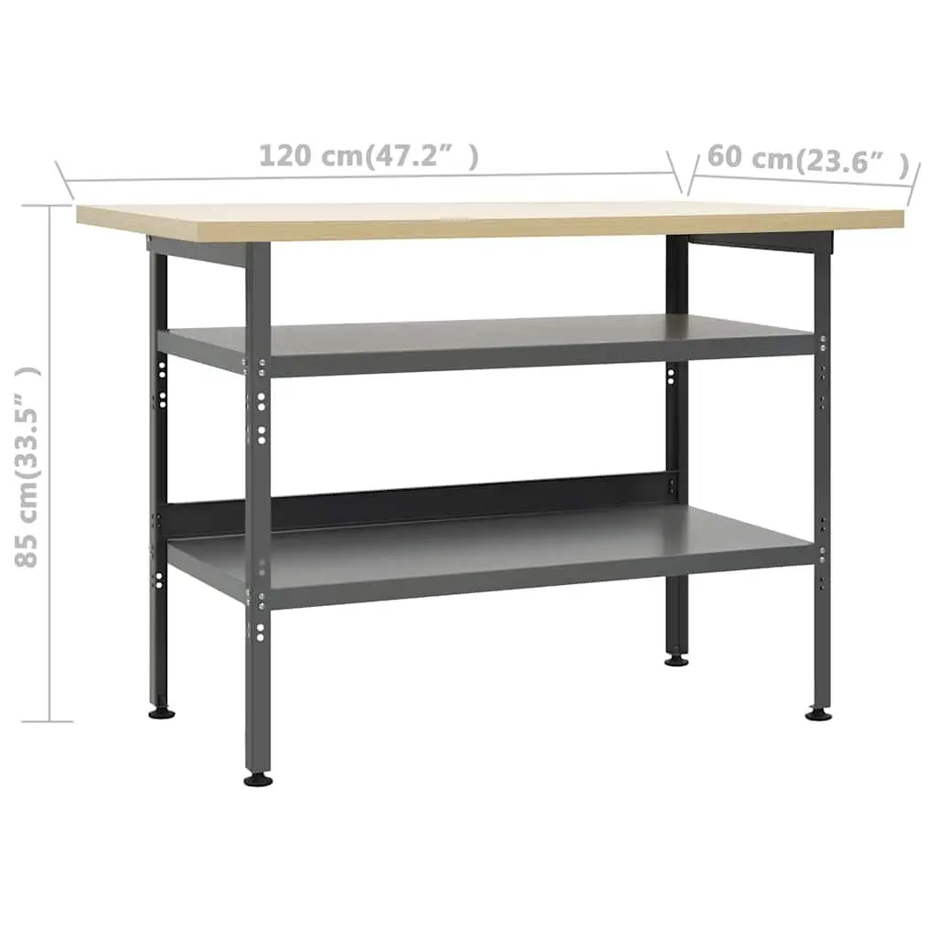 Workbench with Wall Panels for Home and Garage
