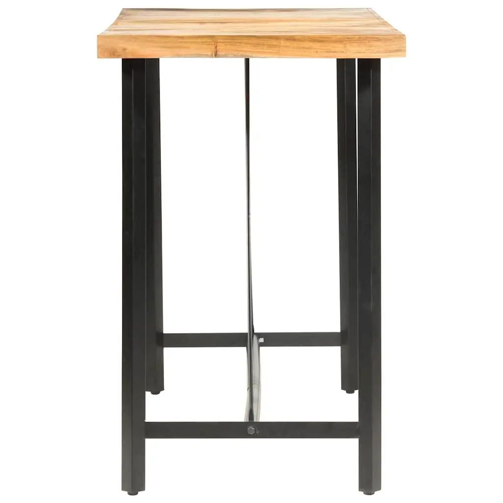 9 Piece Bar Set with Stools Solid Wood Industrial Style Kitchen Dining Furniture