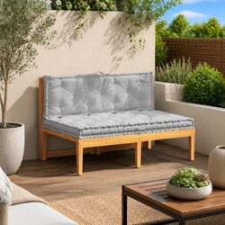 Practical Grey Pallet Cushions for Outdoor Use