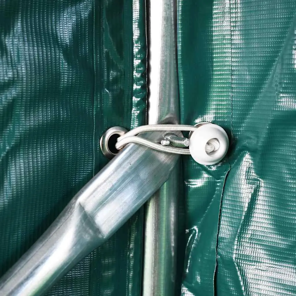 Garage Tent Storage Water-resistant PVC 1.6 x 2.4m Green Galvanised Steel Carport Shelter