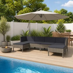 Versatile 6 Piece Lounge Set for Your Patio