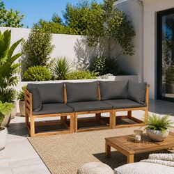 Practical 3-Seater Sofa for Your Outdoor Space
