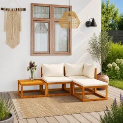 4 Piece Garden Lounge Set for Entertaining